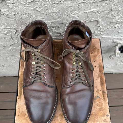 View photo of Viberg Service Boot in Horween Natural Chromexcel