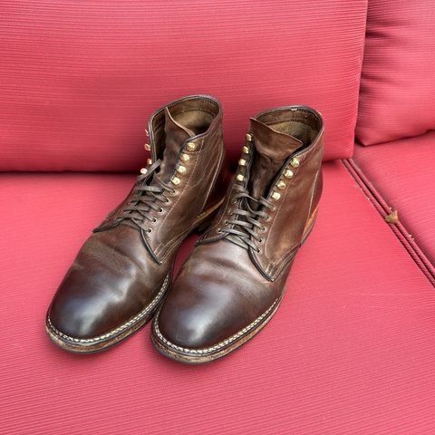 View photo of Viberg Service Boot in Horween Natural Chromexcel