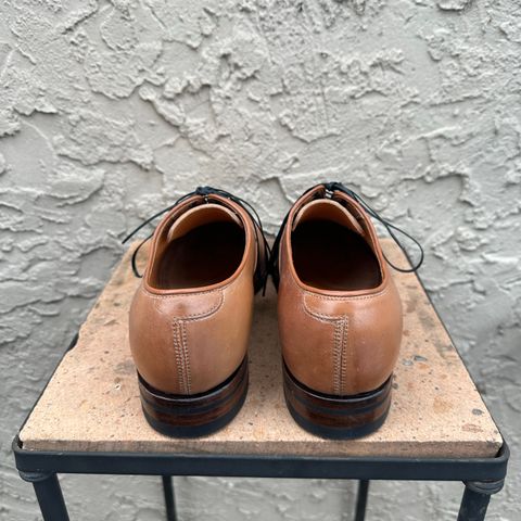 Viberg Bastion Oxford in Horween Natural Shell Cordovan
