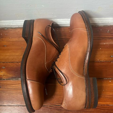 Viberg Bastion Oxford in Horween Natural Shell Cordovan