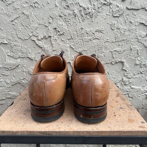 Viberg Bastion Oxford in Horween Natural Shell Cordovan