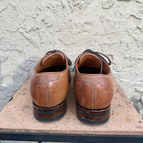 Viberg Bastion Oxford in Horween Natural Shell Cordovan
