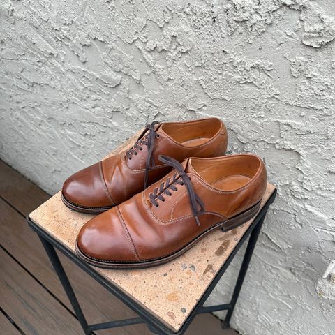 Search result thumbnail of Viberg Bastion Oxford in Horween Natural Shell Cordovan