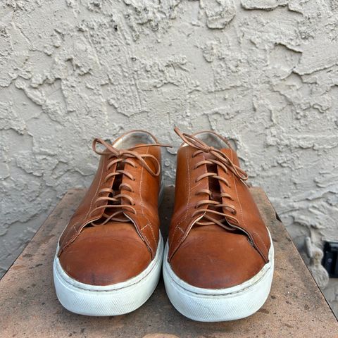 View photo of Grant Stone Coast Sneaker in Badalassi Carlo Natural Minerva