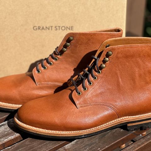 Grant Stone Edward Boot in Incas Rust Kangaroo