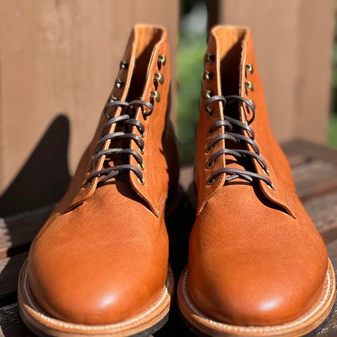 Grant Stone Edward Boot in Incas Rust Kangaroo
