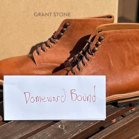 Grant Stone Edward Boot in Incas Rust Kangaroo