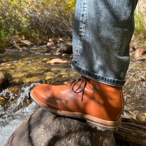 Grant Stone Edward Boot in Incas Rust Kangaroo