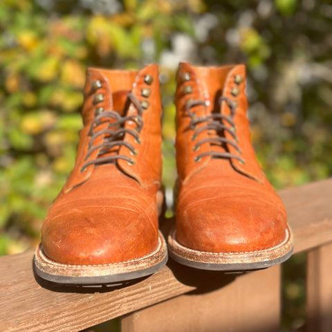 Grant Stone Edward Boot in Incas Rust Kangaroo