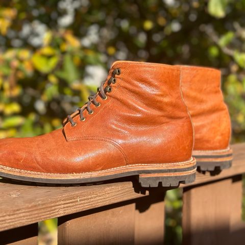Grant Stone Edward Boot in Incas Rust Kangaroo
