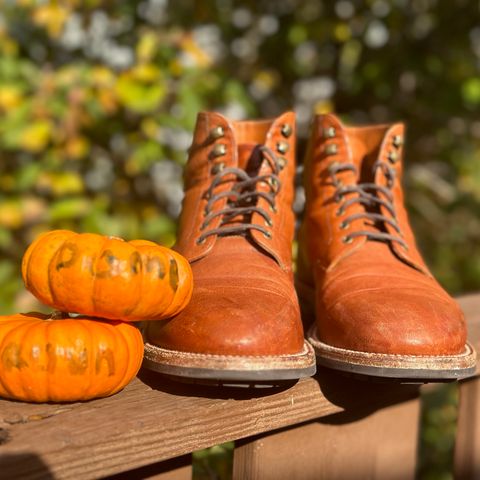 Grant Stone Edward Boot in Incas Rust Kangaroo
