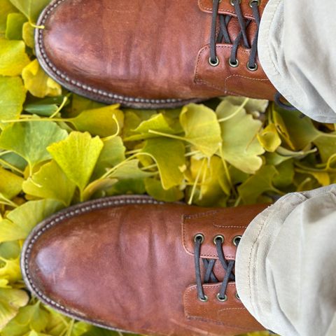 Grant Stone Edward Boot in Incas Rust Kangaroo