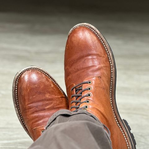 Grant Stone Edward Boot in Incas Rust Kangaroo