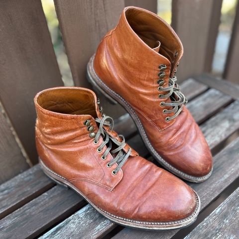 Grant Stone Edward Boot in Incas Rust Kangaroo
