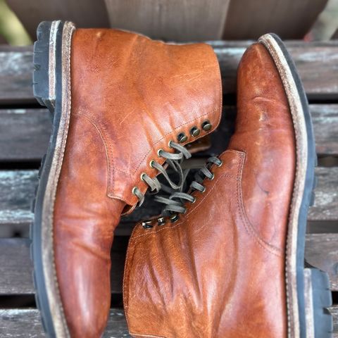Grant Stone Edward Boot in Incas Rust Kangaroo