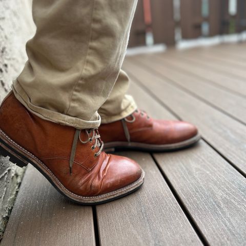 Grant Stone Edward Boot in Incas Rust Kangaroo