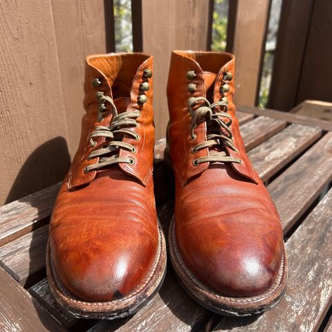 Grant Stone Edward Boot in Incas Rust Kangaroo