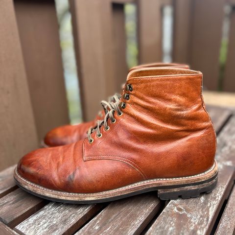 Grant Stone Edward Boot in Incas Rust Kangaroo