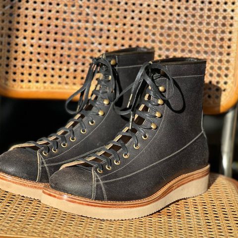 Sagara Cordmaster in Badalassi Carlo Oliva Minerva Reverse Overdyed Black