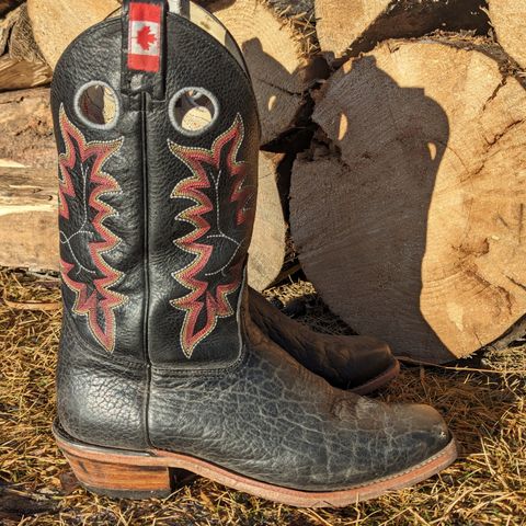 Canada West Brahma 6563-6 in Unknown Leather
