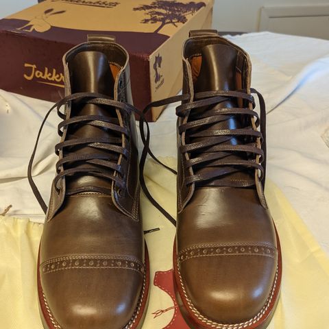 Jakkrabbits Service Boot in Horween Olive Chromexcel