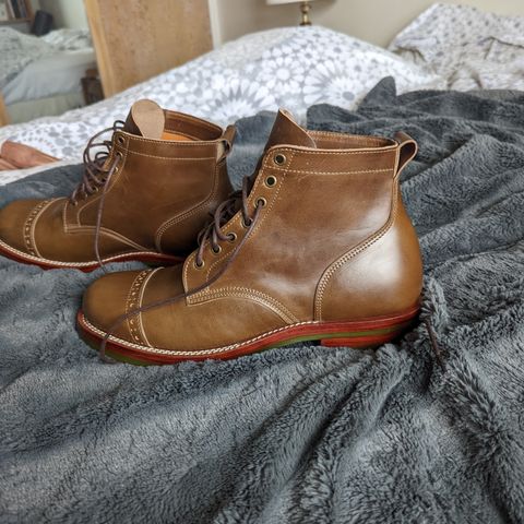 Jakkrabbits Service Boot in Horween Olive Chromexcel