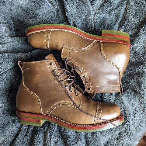 Jakkrabbits Service Boot in Horween Olive Chromexcel
