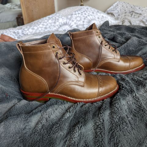 Jakkrabbits Service Boot in Horween Olive Chromexcel