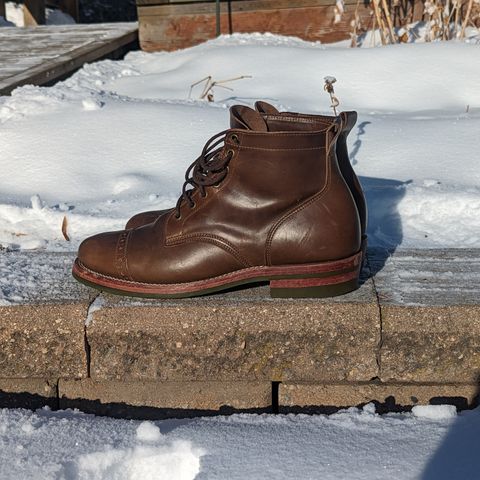 Jakkrabbits Service Boot in Horween Olive Chromexcel