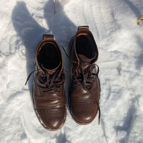 Jakkrabbits Service Boot in Horween Olive Chromexcel