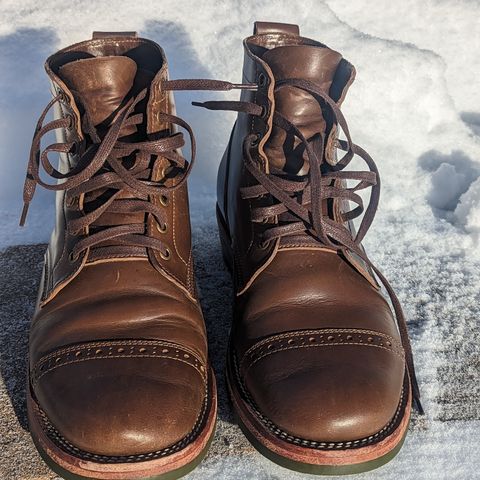Jakkrabbits Service Boot in Horween Olive Chromexcel