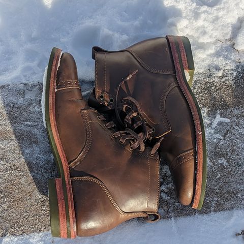 Jakkrabbits Service Boot in Horween Olive Chromexcel