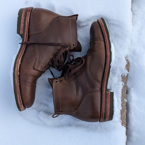 Jakkrabbits Service Boot in Horween Olive Chromexcel