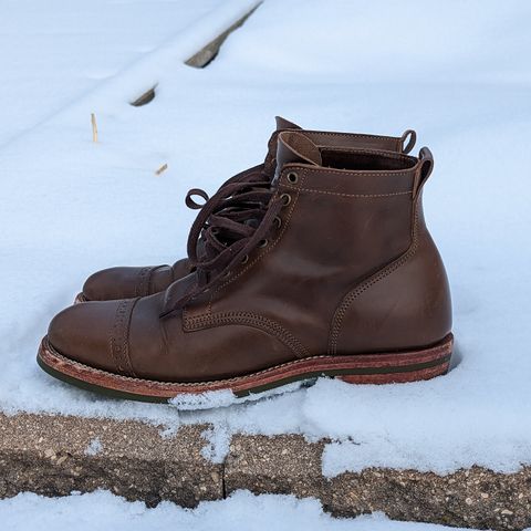 Jakkrabbits Service Boot in Horween Olive Chromexcel