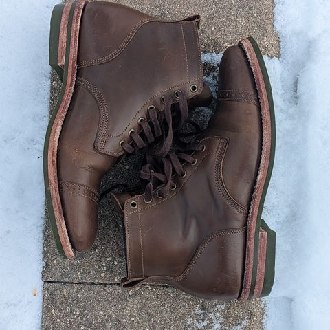 Jakkrabbits Service Boot in Horween Olive Chromexcel