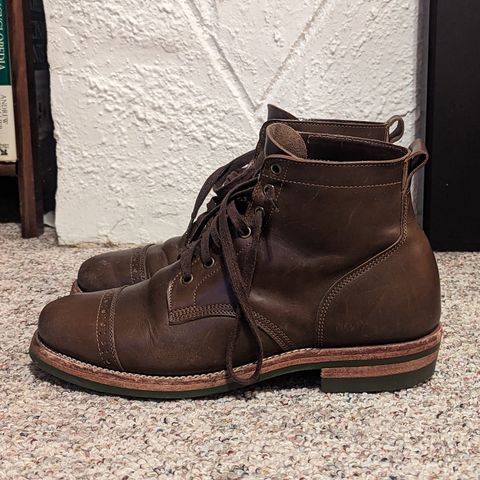 Jakkrabbits Service Boot in Horween Olive Chromexcel