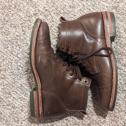 Jakkrabbits Service Boot in Horween Olive Chromexcel
