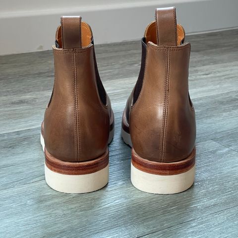 Benzein The Seventh Chelsea Boot in Horween Natural Chromexcel