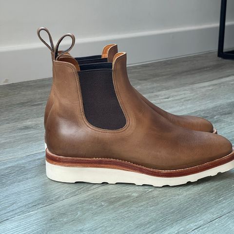 Benzein The Seventh Chelsea Boot in Horween Natural Chromexcel