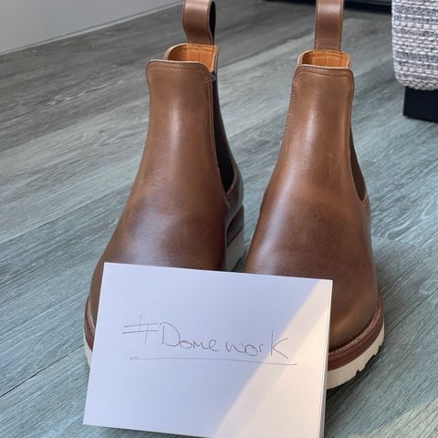 Benzein The Seventh Chelsea Boot in Horween Natural Chromexcel
