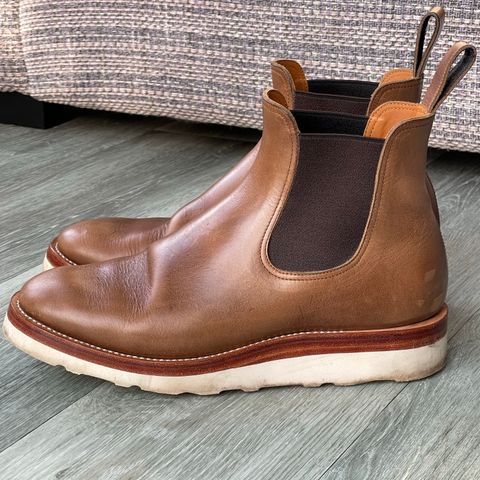 Benzein The Seventh Chelsea Boot in Horween Natural Chromexcel