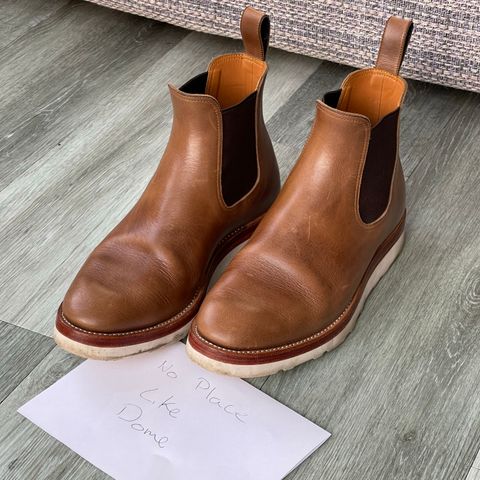 Benzein The Seventh Chelsea Boot in Horween Natural Chromexcel