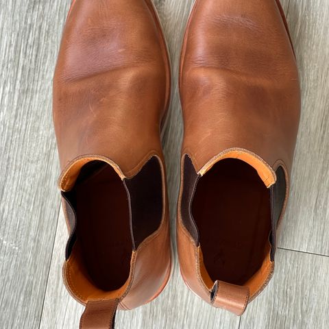Benzein The Seventh Chelsea Boot in Horween Natural Chromexcel