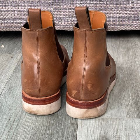 Benzein The Seventh Chelsea Boot in Horween Natural Chromexcel