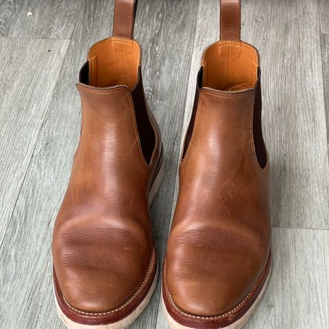 Benzein The Seventh Chelsea Boot in Horween Natural Chromexcel