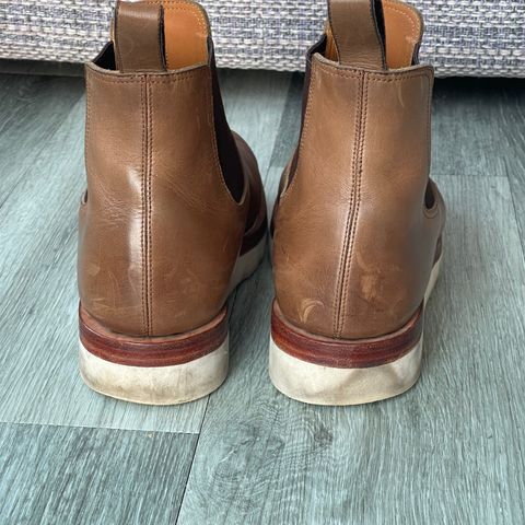 View photo of Benzein The Seventh Chelsea Boot in Horween Natural Chromexcel