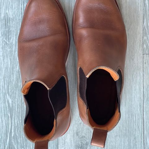 View photo of Benzein The Seventh Chelsea Boot in Horween Natural Chromexcel