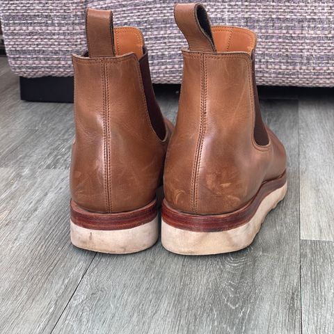 View photo of Benzein The Seventh Chelsea Boot in Horween Natural Chromexcel