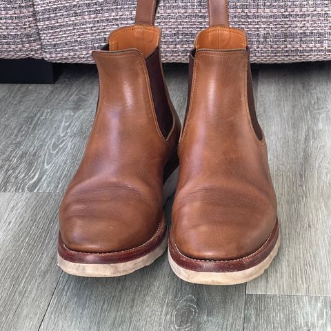 View photo of Benzein The Seventh Chelsea Boot in Horween Natural Chromexcel