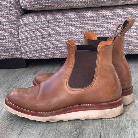 View photo of Benzein The Seventh Chelsea Boot in Horween Natural Chromexcel